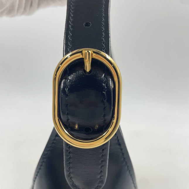 Sold Gucci Jackie 1961 Black Leather Bag with Adjustable Strap Giftable Condition