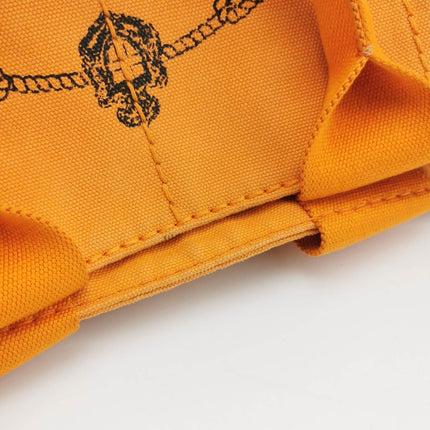 Sold Prada Canape Canvas Tote Orange Handbag