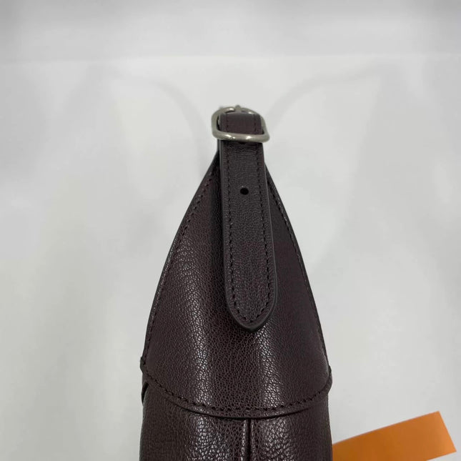 Gucci Jackie by Demna Soft Brown Lambskin Leather Silver Hardware