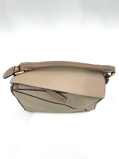 Loewe Puzzle Small Dual-tone Sand Beige Crossbody Bag