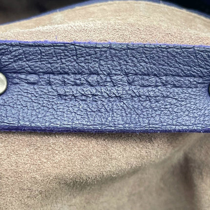 Bottega Veneta Hobo Bag Lambskin leather Navy Medium 47cm