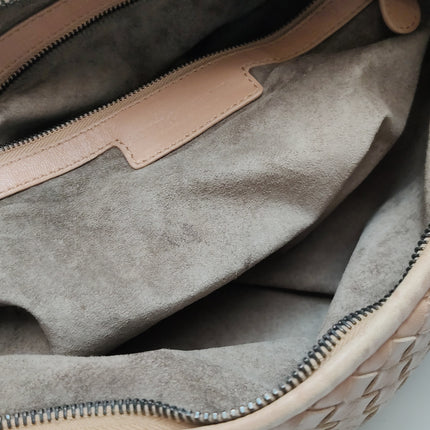 Bottega Veneta Veneta Hobo Beige Almond Brown 47cm
