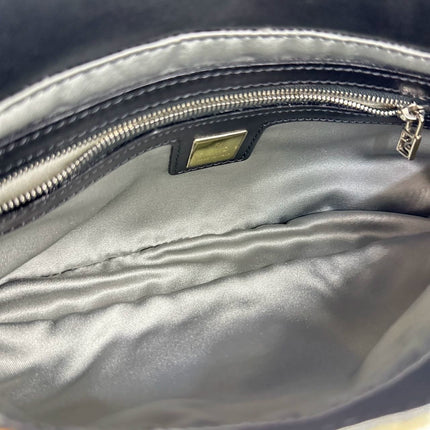 Sold Fendi Baguette Gold Translucent Sequins with Pony-style Leather Strap