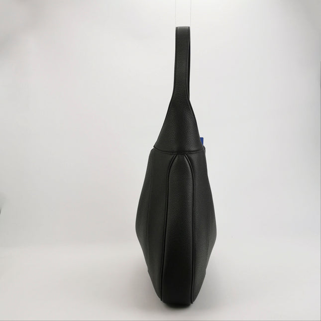 Gucci Jackie 1961 Black Large Pebbled Leather Shoulder Bag with Strap