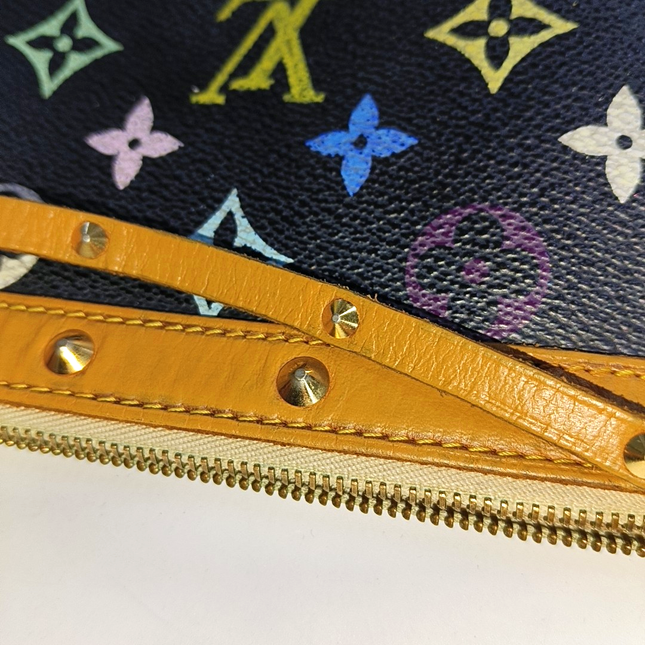Louis Vuitton x Takashi Murakami Pochette Accessoire Black Multicolor
