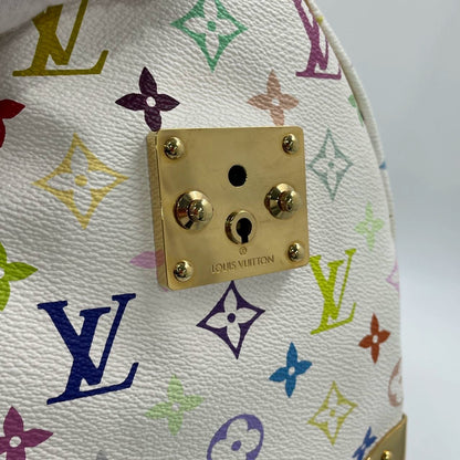 Louis Vuitton x Takashi Murakami Speedy 30 Lock White Multicolor