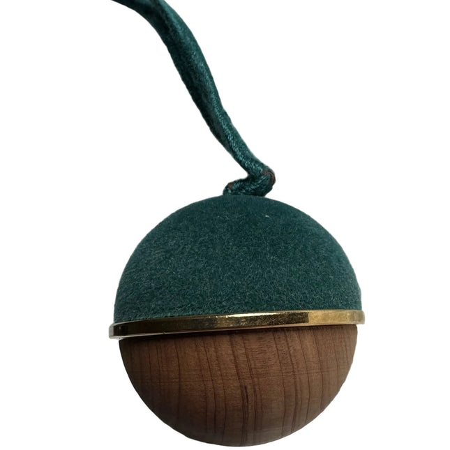 Loro Piana Bi-Material Spherical Bag Charm-Luxbags