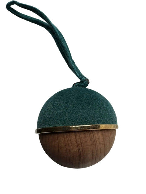 Loro Piana Bi-Material Spherical Bag Charm-Luxbags