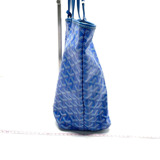Sold Goyard Saint Louis PM Tote Medium Blue