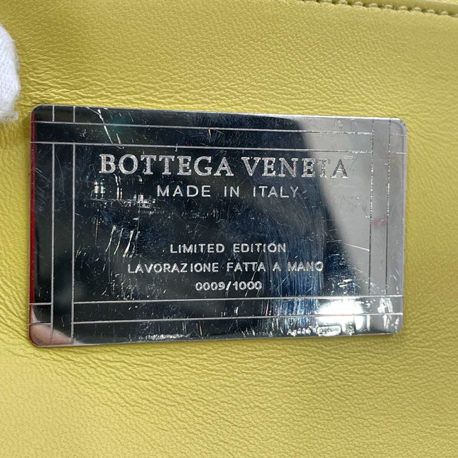 Bottega Veneta Cabat Limited Poussin Paillettes Tote Yellow