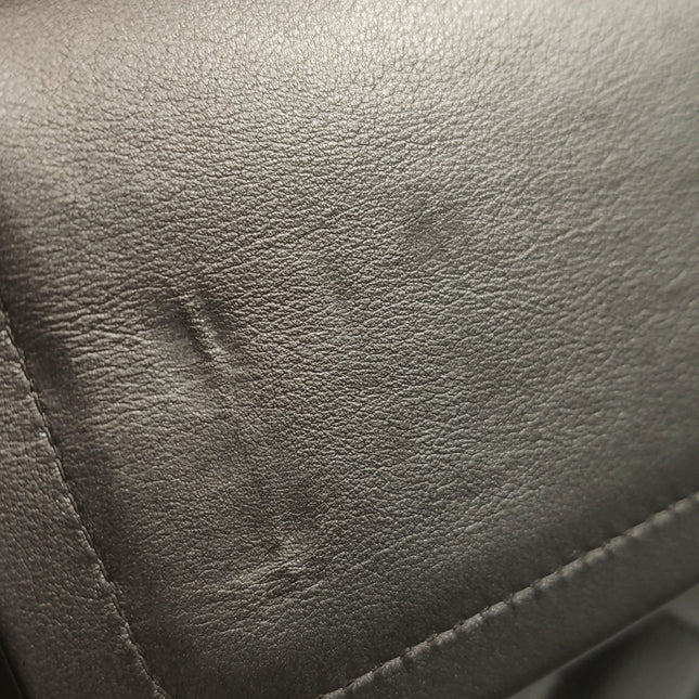 Chanel Classic Flap Maxi Metallic Lambskin Leather Double Flap Sliver Hardware 2013-14