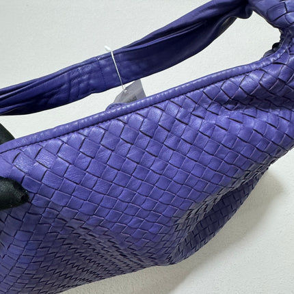 Sold Bottega Veneta Hobo Bag Large Purple Leather 50cm