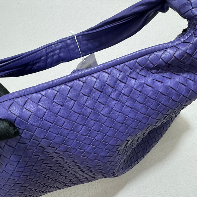 Sold Bottega Veneta Hobo Bag Large Purple Leather 50cm