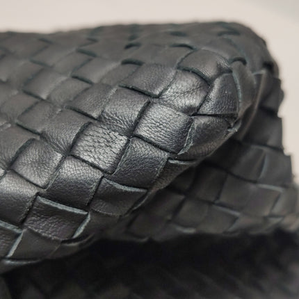 Bottega Veneta Cesta Shopper Tote Intrecciato Black Leather Large 50cm