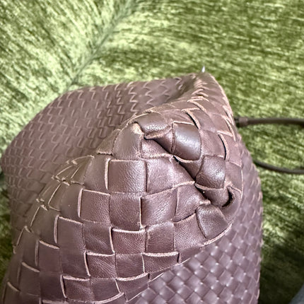 Bottega Veneta Maxi Convertible Tote Dark Chocolate Brown Leather