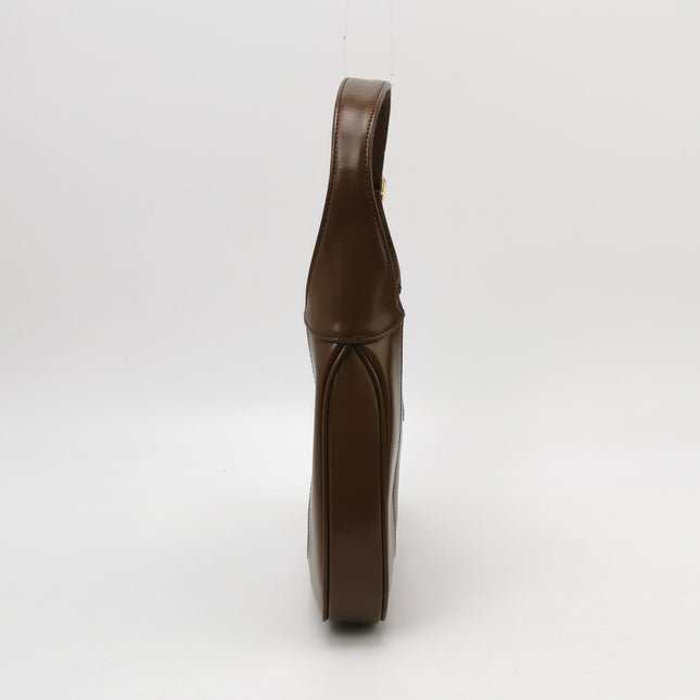 Gucci Jackie 1961 Small Brown Smooth Leather Bag