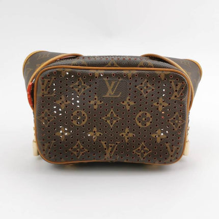 Louis Vuitton Trocadero Monogram Perforation Camera Bag Brown MM95175