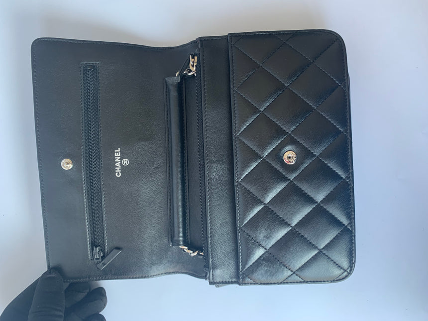 Sold Chanel Wallet On Chains WOC Timeless/ Classic Black