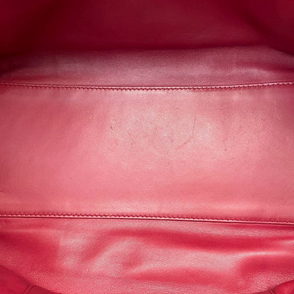 Loewe Amazona 36 Medium Burgundy Leather Dragon Lock Gold-tone Hardware