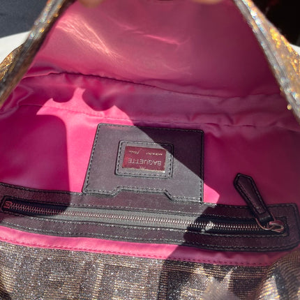 Sold Fendi Baguette Glitter Zucca Print Shoulder bag