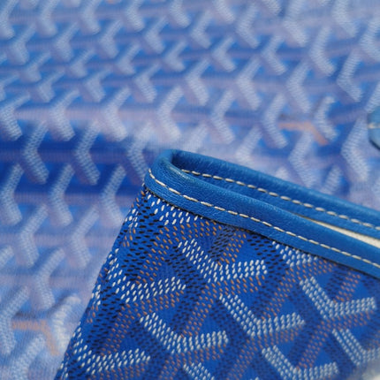 Goyard Saint Louis GM Tote Large Blue 2015