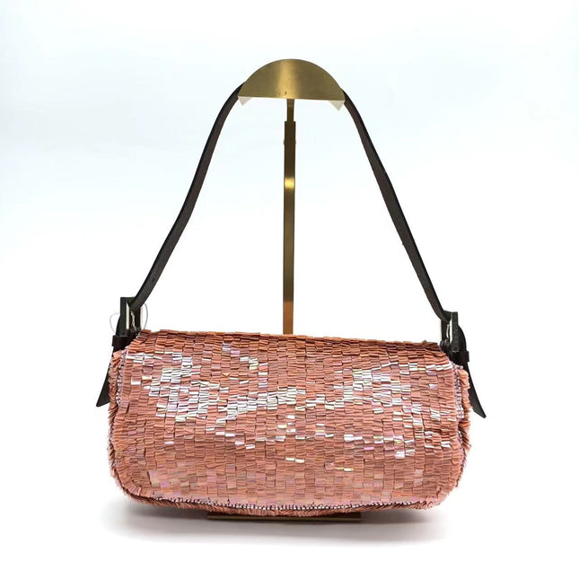 Sold Fendi Baguette Pink Sequins
