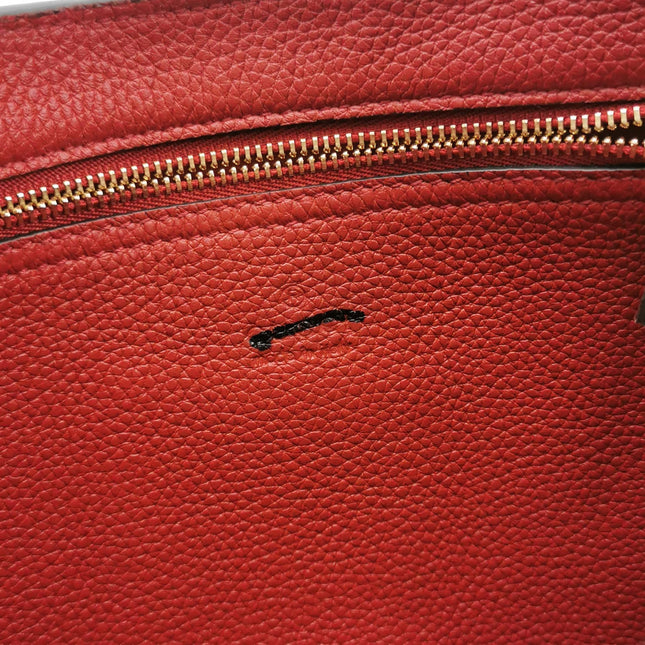 Gucci Jackie 1961 Small Red Pebbled Leather Shoulder Bag