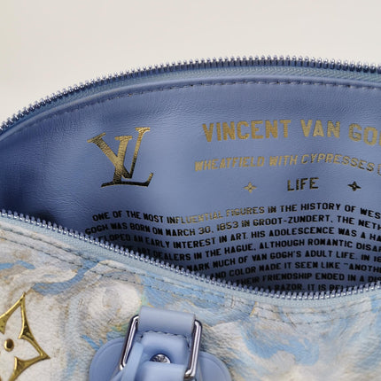 Louis Vuitton x Jeff Koons Speedy 30 Van Gogh Top Handle Bag