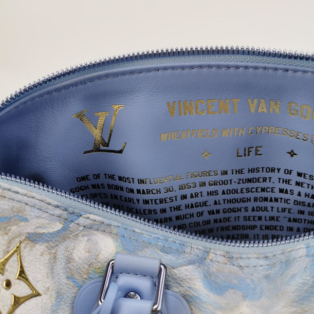 Louis Vuitton x Jeff Koons Speedy 30 Van Gogh Top Handle Bag