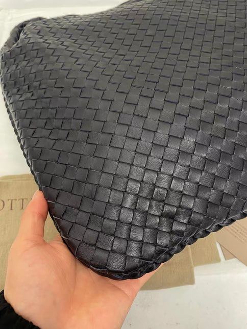 Bottega Veneta Hobo Maxi Midnight Navy Black leather 50cm