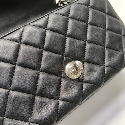 Chanel Classic Flap Rectangular Mini Midnight Navy Black Lambskin