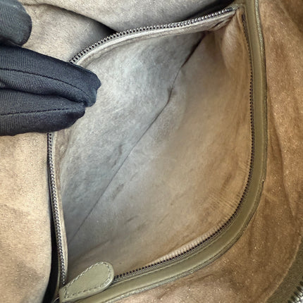 Bottega Veneta Hobo Bag Lambskin leather Dark Grey 47cm