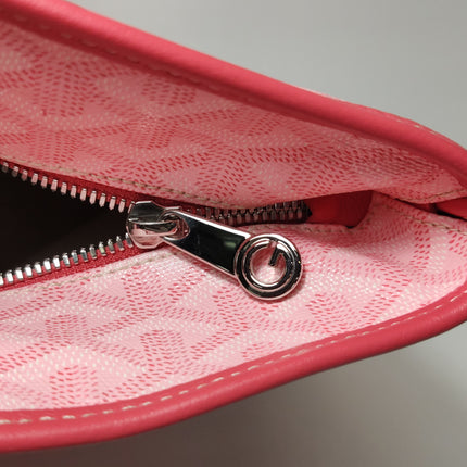 Goyard Artois Tote PM Medium Pink With Zipper and Reinforced Corners 2018