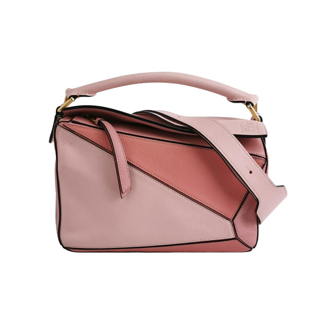 Loewe Puzzle Small Tricolor Pink Crossbody Bag