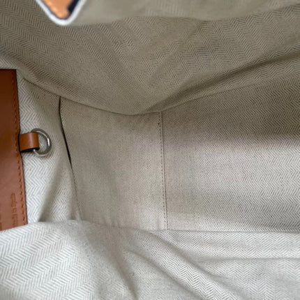 Loewe Hammock Mini Brown Leather Raffia Top Handle Crossbody Bag