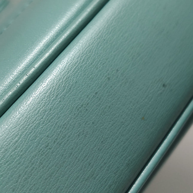 Gucci Jackie 1961 Small Blue Leather Bag with Adjustable Strap