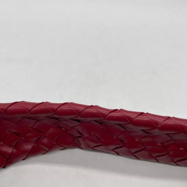 Bottega Veneta Hop Hobo Large Red Intrecciato Leather 45cm