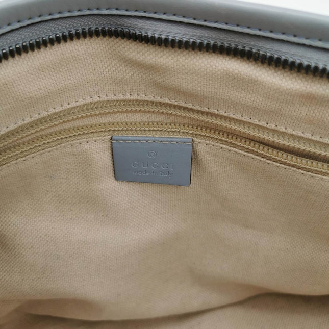 Sold Gucci Flora Knight Tote Blue Nylon and Leather Small