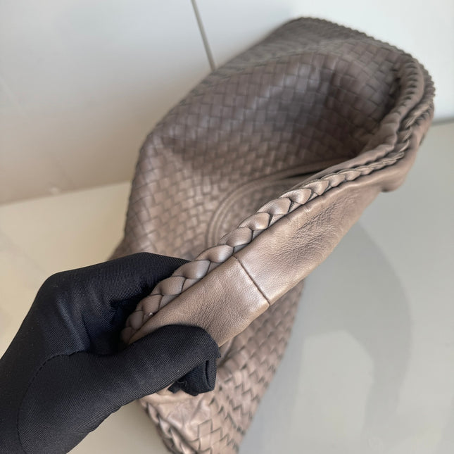Sold Bottega Veneta Hobo Bag Large Grey leather 52cm