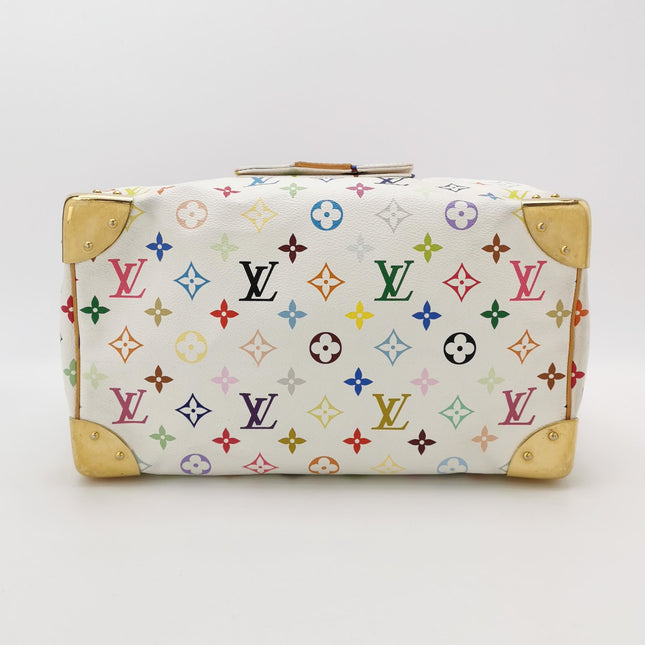 Louis Vuitton x Takashi Murakami Speedy 30 Lock White Multicolor