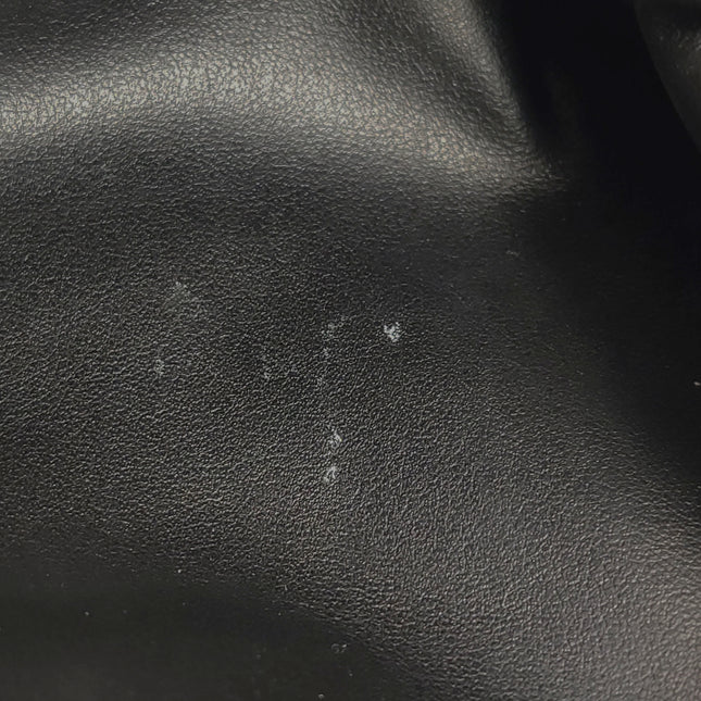 Bottega Veneta Pouch Mini Silver Leather Tree Trunk Pattern Crossbody Bag