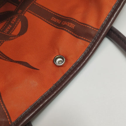 Hermes Garden Party 30 Swift Leather Chocolate Brown 47 Tote