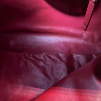 Bottega Veneta Hop Hobo Large Red Intrecciato Leather 45cm