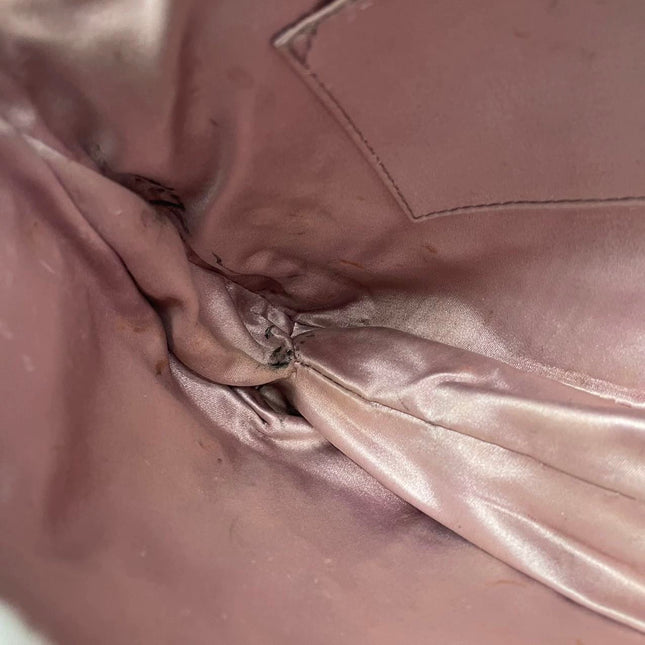 Gucci Jeweled Dragon Bag Purple Crocodile and GG Velvet Bamboo Chain Strap Shoulder Bag