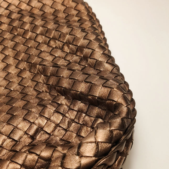 Bottega Veneta Veneta Hobo Metallic Copper Leather Large 47cm