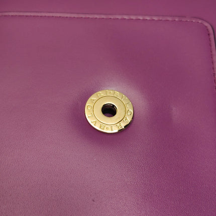 Bvlgari Serpenti Forever Small Leather Top Handle Crossbody Bag Pink