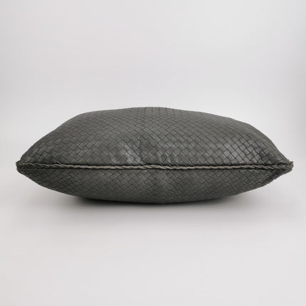 Bottega Veneta Veneta Hobo Dark Grey Leather Bag Maxi 55cm