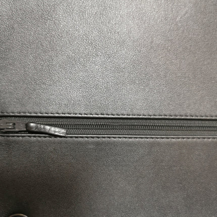 Chanel Classic Flap Maxi Metallic Lambskin Leather Double Flap Sliver Hardware 2013-14