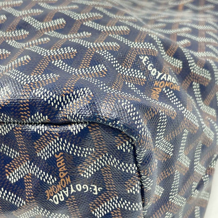 Sold Goyard Saint Louis PM Tote Medium Navy