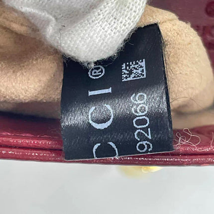 Gucci Jackie 1961 Mini Red Burgundy Leather Bag